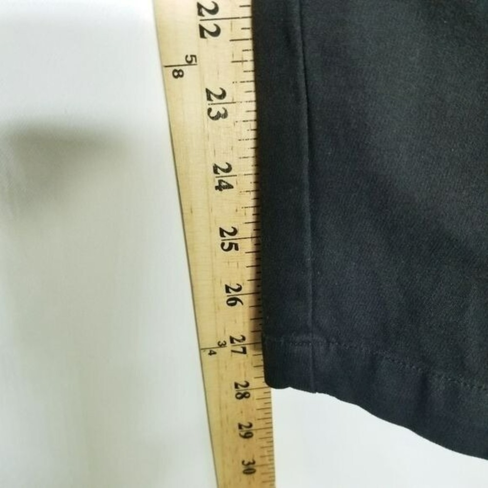 Cut Loose Black Side Zip Ankle Pants Wide Waist Band Stretchy NO POCKETS sz S - Picture 6 of 8